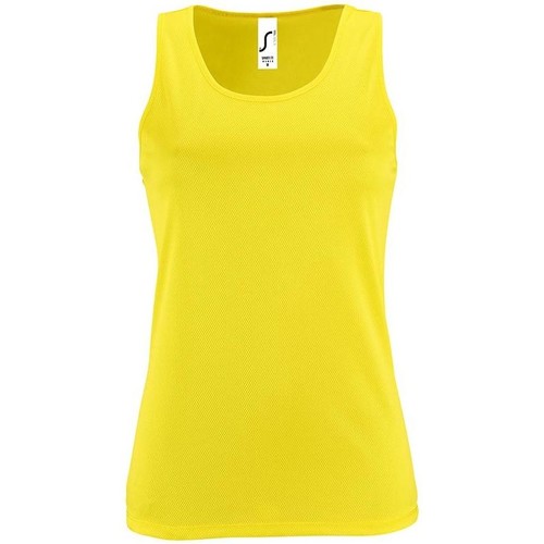 textil Mujer Camisetas sin mangas Sols SPORT TT WOMEN Amarillo