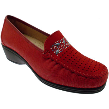 Zapatos Mujer Mocasín Calzaturificio Loren LOK3988ro Rojo