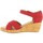 Zapatos Mujer Sandalias Clarks 26132327 UN PLAZA Rojo