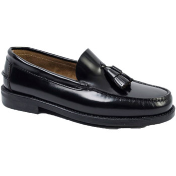 Zapatos Hombre Mocasín Edward's Castellanos borlas suela goma negro
