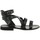 Zapatos Mujer Sandalias Iota SPARTE Negro