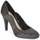 Zapatos Mujer Zapatos de tacón Moony Mood JANNEE Negro / Plateado