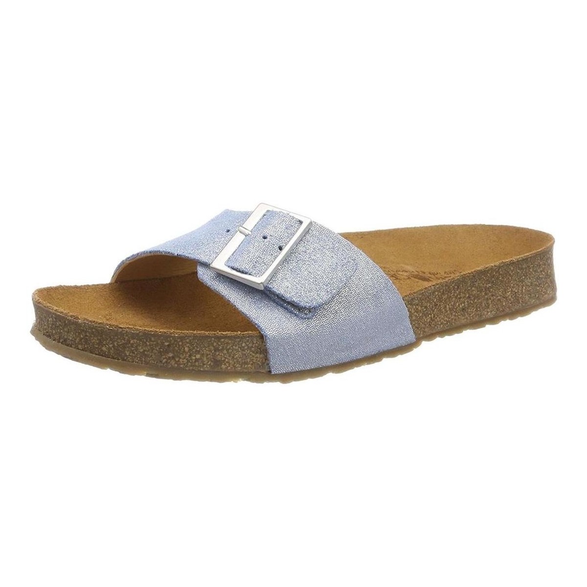 Zapatos Mujer Zuecos (Mules) Haflinger BIO GINA Azul