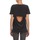 textil Mujer Camisetas manga corta Calvin Klein Jeans WAGMAR SILK Negro
