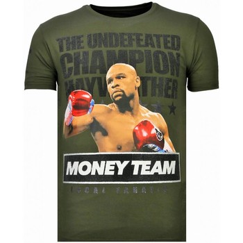 textil Hombre Camisetas manga corta Local Fanatic Money Team Champ Rhinestone Verde