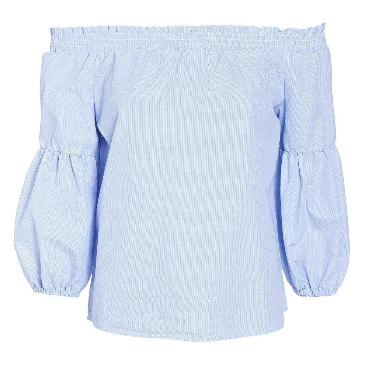 textil Mujer Tops y Camisetas Only onlNEW IRIS JAQ OFF SHOULDER Azul