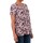 textil Mujer Camisetas manga corta Vero Moda 10193524 VMBALI SLIT S/S TOP SB8 FROST GRAY / SEA FOG Violeta