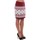 textil Mujer Faldas Vero Moda 10166432 VMBLINGY N/W MINI SKIRT DNM V ZINFANDEL/SNOW WHITE Rojo
