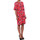 textil Mujer Vestidos Vero Moda 10197062 VMISOLDE GABBY 2/4 DRESS D2-1 LYCHEE/ISOLDE PRI Rojo