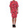 textil Mujer Vestidos Vero Moda 10197062 VMISOLDE GABBY 2/4 DRESS D2-1 LYCHEE/ISOLDE PRI Rojo