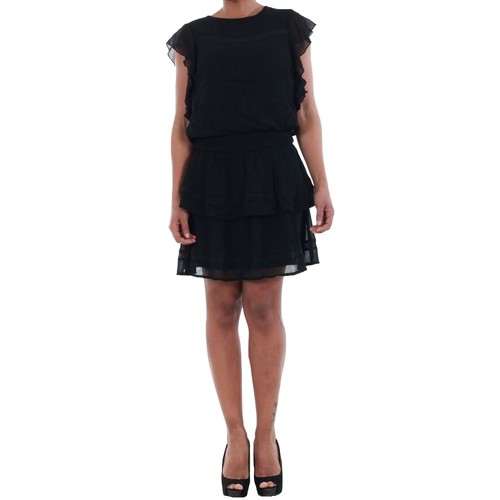 textil Mujer Vestidos Vero Moda 10193957 VMARUBA S/S SHORT DRESS SB8 BLACK Negro