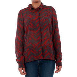 textil Mujer Camisas Vero Moda 10195565 VMKATINKA L/S SHIRT SB1 SUN-DRIED TOMAT/KATINKA Rojo