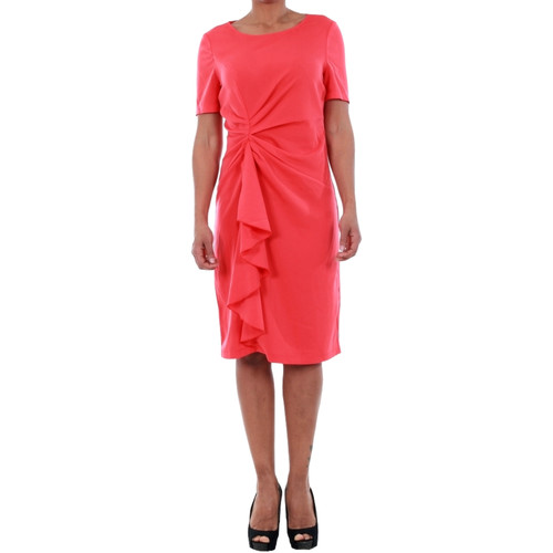 textil Mujer Vestidos Vero Moda 10199180 VMSNACK SS SHORT DRESS POPPY RED Rojo