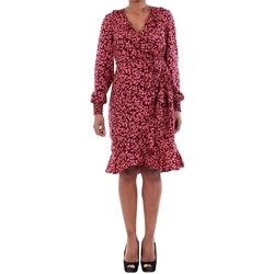 textil Mujer Vestidos Vero Moda 10198721 VMHENNA FIFI SMOCK L/S SHORT DRESS PORT ROYALE/LEISE Rosa