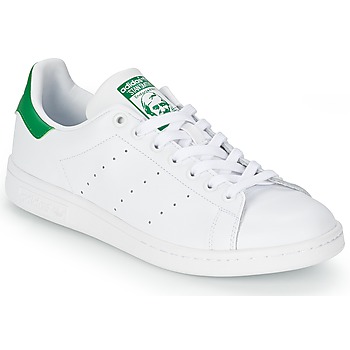 Zapatos Zapatillas bajas adidas Originals STAN SMITH Blanco / Verde
