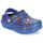 Zapatos Niños Zuecos (Clogs) Crocs CLASSIC LINED GRAPHIC CLOG K Azul