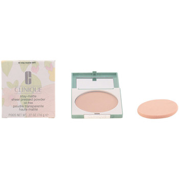 Belleza Mujer Base de maquillaje Clinique Stay Matte Sheer Pressed Powder 02-stay Neutral 