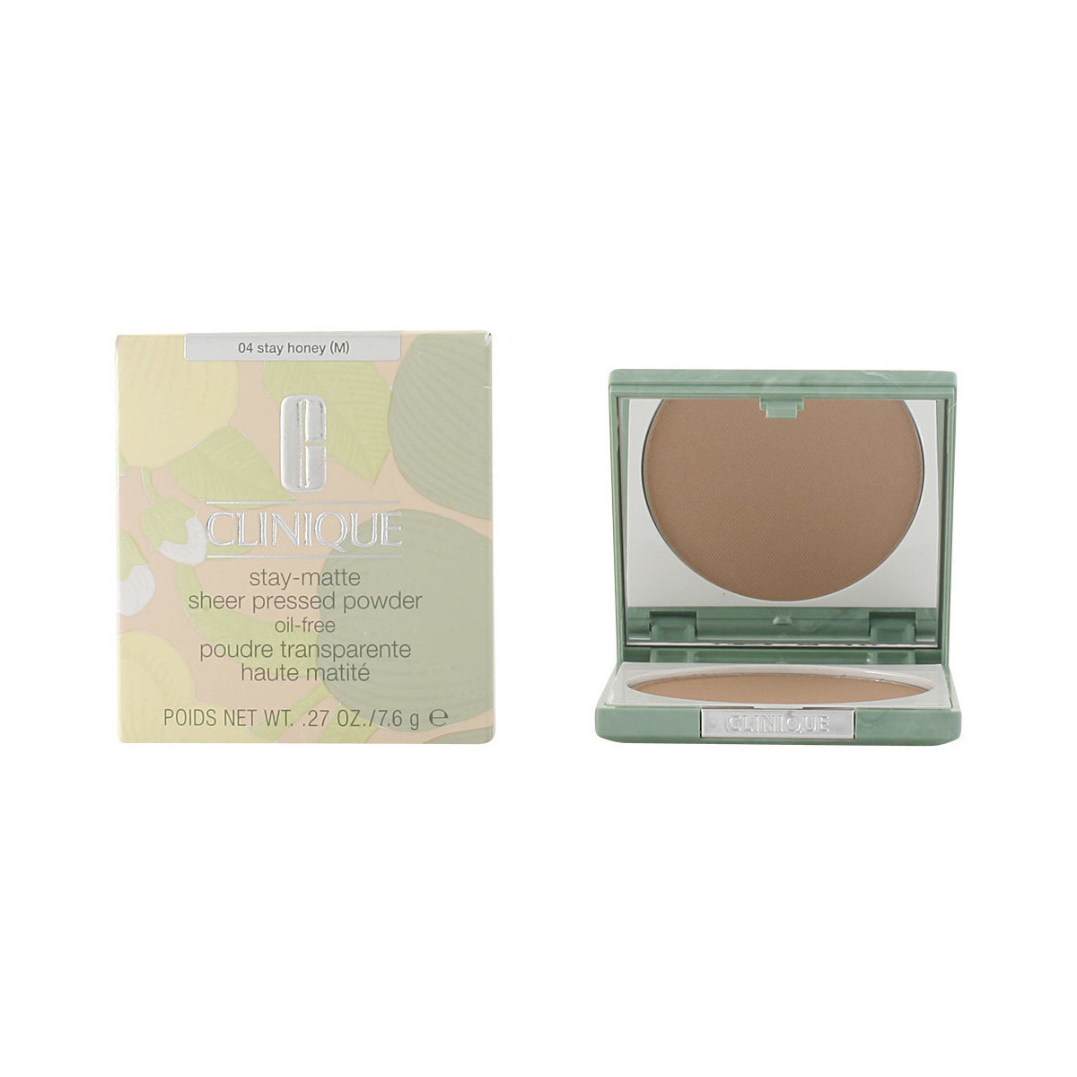 Belleza Mujer Colorete & polvos Clinique Stay Matte Sheer Powder 04-stay Honey 7,6 Gr 