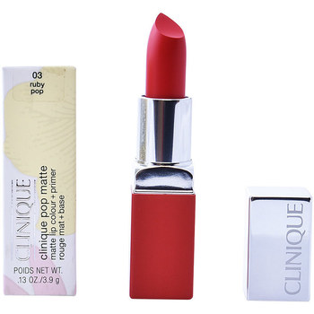 Belleza Mujer Pintalabios Clinique Pop Matte Lip Color + Primer 03-ruby Pop 
