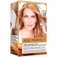 Belleza Coloración L'oréal Excellence Age Perfect Tinte 7,32 Rubio Dorado Perla 
