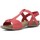 Zapatos Mujer Sandalias Interbios S  AFRODITA Rojo
