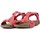 Zapatos Mujer Sandalias Interbios S  AFRODITA Rojo