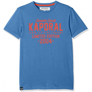 textil Niño Tops y Camisetas Kaporal T-Shirt Garçon Ruff Bleu Azul