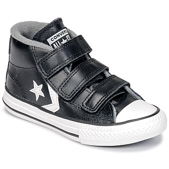 Zapatos Niños Zapatillas altas Converse STAR PLAYER 3V MID Negro / Mason / Vintage / Blanco