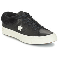 Zapatos Mujer Zapatillas bajas Converse ONE STAR LEATHER OX Negro