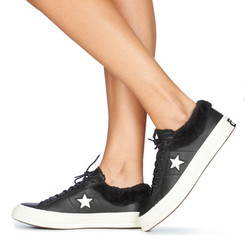 Converse ONE STAR LEATHER OX Negro
