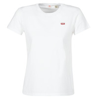textil Mujer Camisetas manga corta Levi's PERFECT TEE Blanco