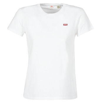 textil Mujer Camisetas manga corta Levi's PERFECT TEE Blanco