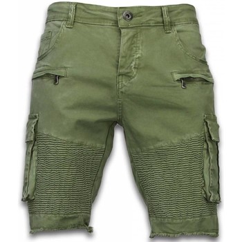textil Hombre Pantalones cortos Enos Pantalones Cortos Bermudas Vaqueras Verde