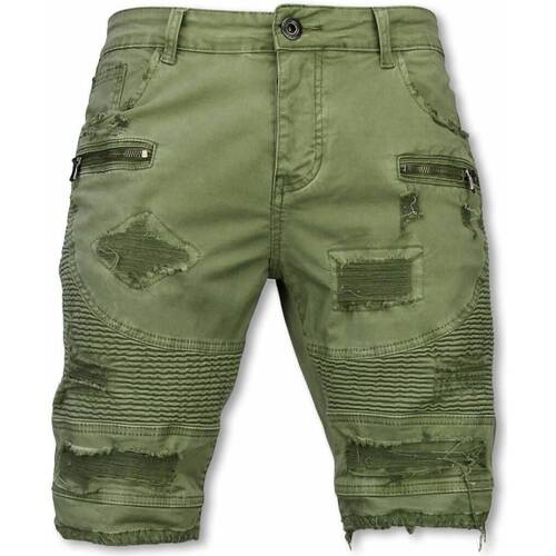 textil Hombre Pantalones cortos Enos Tiger Print Verde