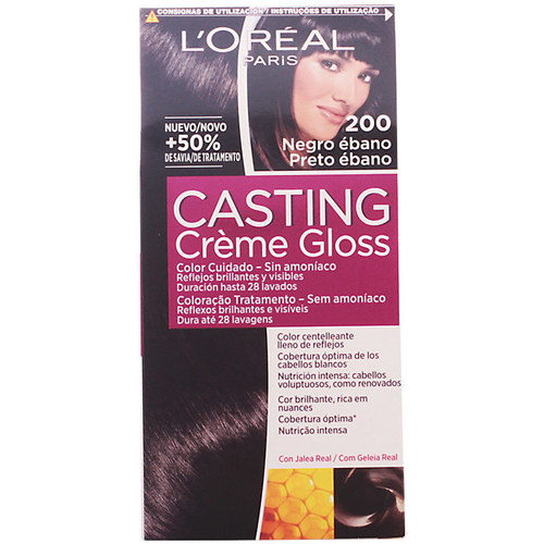 Belleza Coloración L'oréal Casting Creme Gloss 200-negro Ébano 