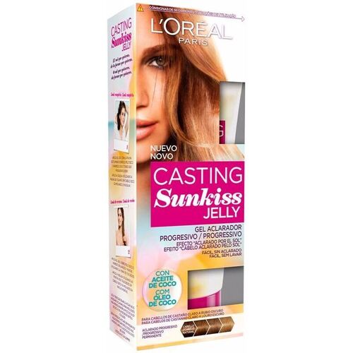 Belleza Coloración L'oréal Casting Sunkiss Jelly 01-castaño Claro A Rubio Oscuro 