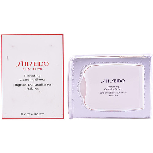 Belleza Mujer Desmaquillantes & tónicos Shiseido The Essentials Refreshing Cleansing Sheets 30 Uds 