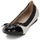 Zapatos Mujer Bailarinas-manoletinas Moony Mood ELALA Blanco / Negro