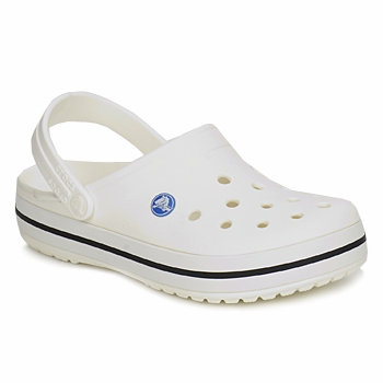 Zapatos Zuecos (Clogs) Crocs CROCBAND Blanco