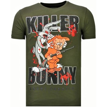textil Hombre Camisetas manga corta Local Fanatic Killer Bunny Rhinestone Verde