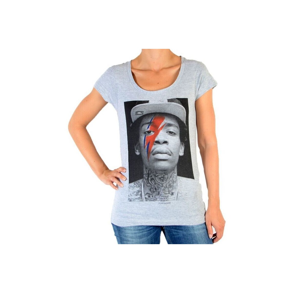 textil Mujer Tops y Camisetas Eleven Paris 32652 Gris