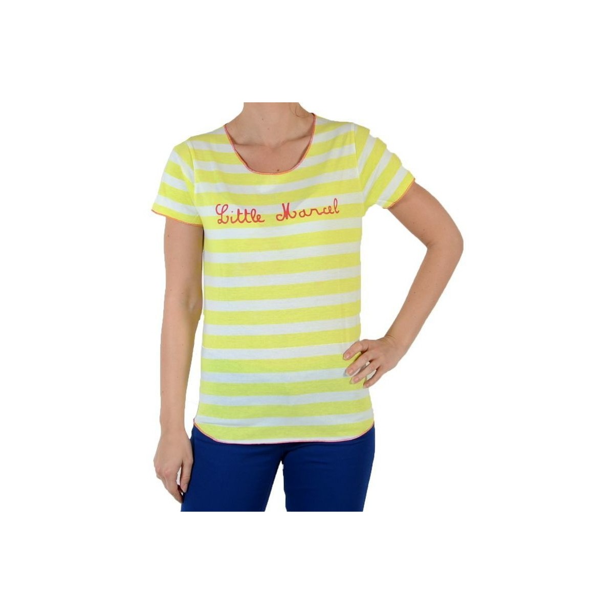 textil Mujer Tops y Camisetas Little Marcel 30525 Amarillo