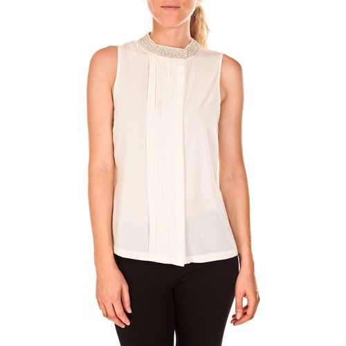 textil Mujer Tops / Blusas Vero Moda Haut ARMA 82935 Blanc Blanco