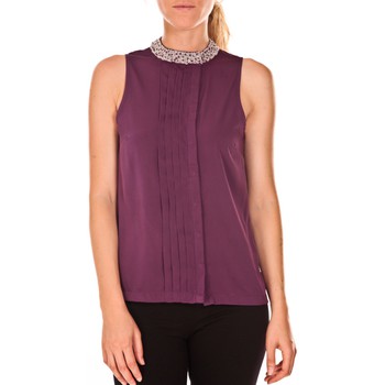textil Mujer Tops / Blusas Vero Moda Haut ARMA 82935 Violet Violeta