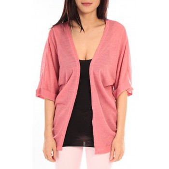 textil Mujer Chaquetas de punto Vero Moda MONA 2/4 LONG CARDIGAN 89960 Rose Rosa