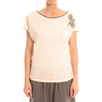 textil Mujer Camisetas manga corta Blune T-Shirt Libre Comme l'Air LCL-TF02E13 Rose Rosa