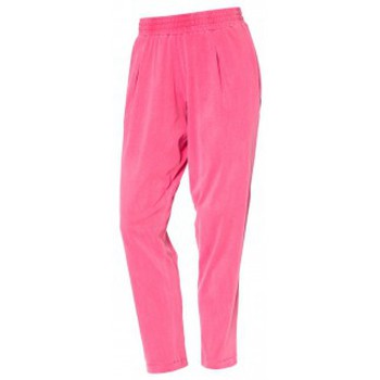 textil Mujer Pantalones So Charlotte Pleats jersey Pant B00-424-00 Rose Rosa