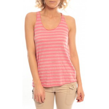 textil Mujer Camisetas sin mangas So Charlotte Oversize tank Top Stripe T36-371-00 Rose Rosa