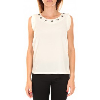 textil Mujer Tops / Blusas Vero Moda Top BABALULA S/S Blanc Blanco