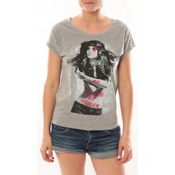 textil Mujer Camisetas manga corta L'atelier Du Marais T-Shirt Want To See Gris Gris